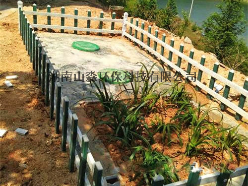 化粪池+人工湿地